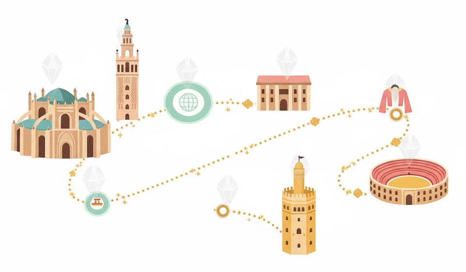 yincana infantil para niños y familias por el centro de Sevilla
